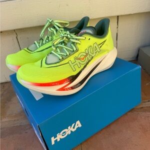 Hoka Neon Yellow Racing Running Shoes